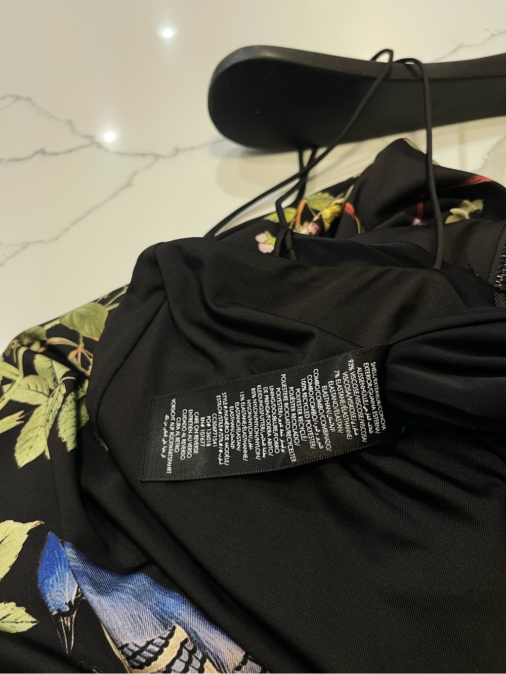 NEW Alice + Olivia Fifi Maxi Dress In Black Size 10 - Picture 14 of 16